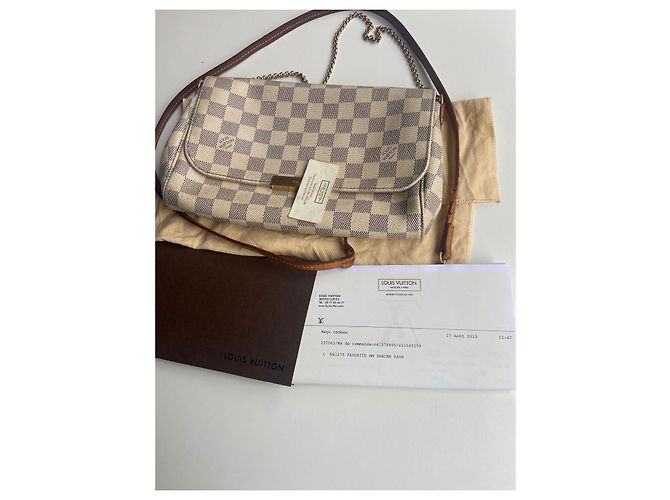 Louis Vuitton Lieblings-MM Damier Azur Blau - Ansicht 15