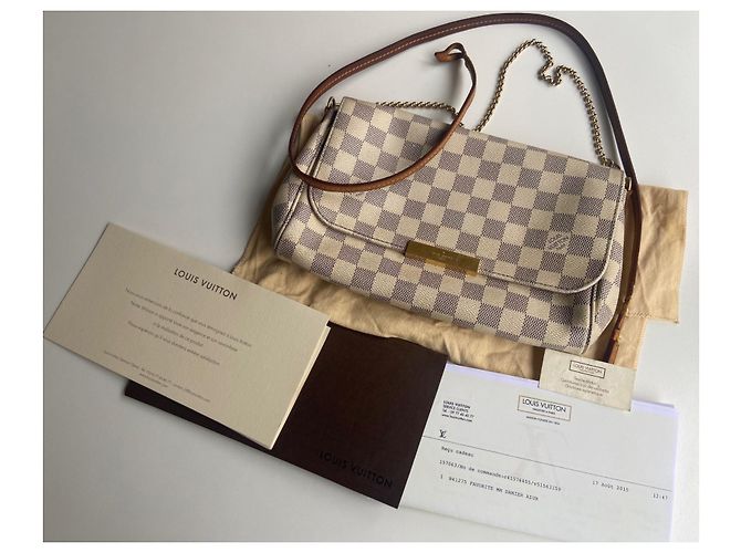 Louis Vuitton Lieblings-MM Damier Azur Blau - Ansicht 16
