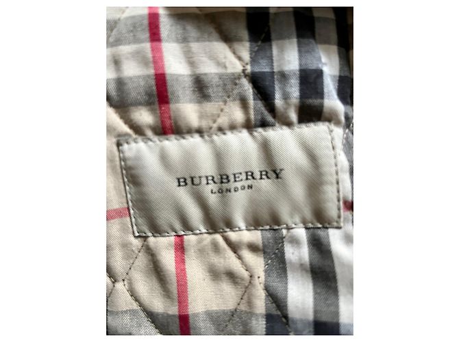 Giubbotto Burberry trapuntato a rombi foderato in nova check - vista 8