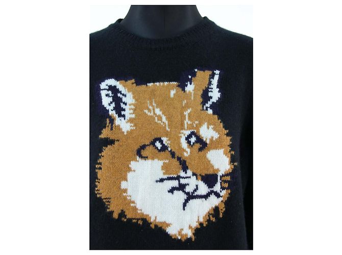 Kitsune Jersey Maison Kitsuné M Negro - vista 4