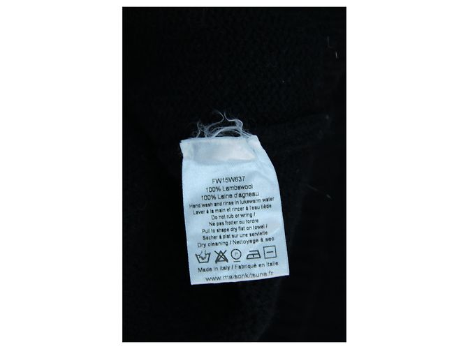 Kitsune Jersey Maison Kitsuné M Negro - vista 6