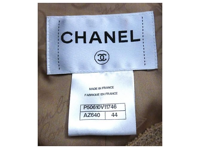 Chanel Resort 2015 Kamel Boucle Cape Jacke Karamell - Ansicht 8