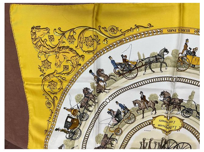 Hermès El paseo de Longchamps Amarillo - vista 4