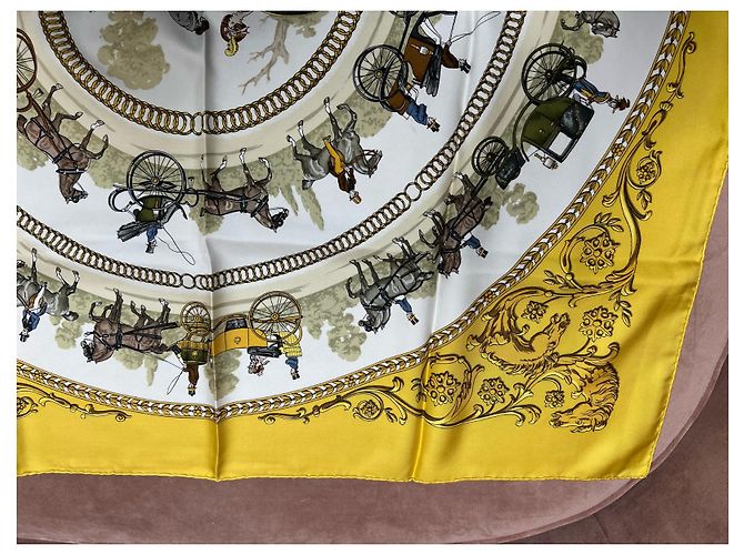 Hermès El paseo de Longchamps Amarillo - vista 7