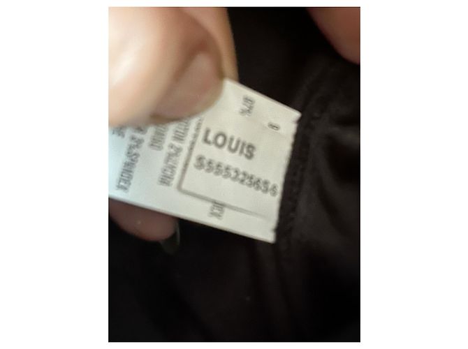 Diane Von Furstenberg DvF Louis verkürzte Samthose, US-Grösse 6 Schwarz - Ansicht 6