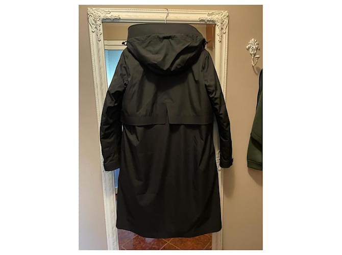 Blauer Parka Larga Negra Negro - vista 2