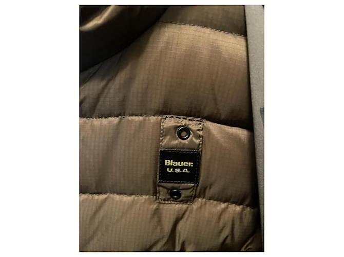 Blauer Parka Larga Negra Negro - vista 6