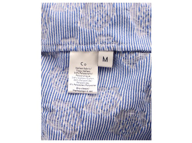 Marc by Marc Jacobs Camicetta altalena Seeksucker a strati Co in acrilico blu - vista 3