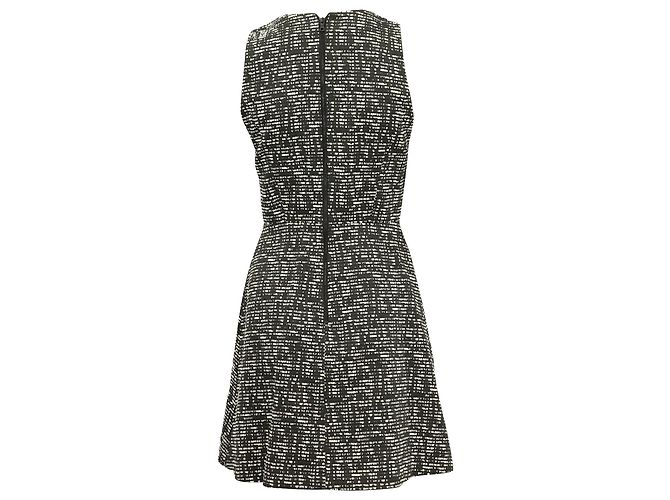Vestido de tweed de Alice + Olivia Janette en algodón negro - vista 2