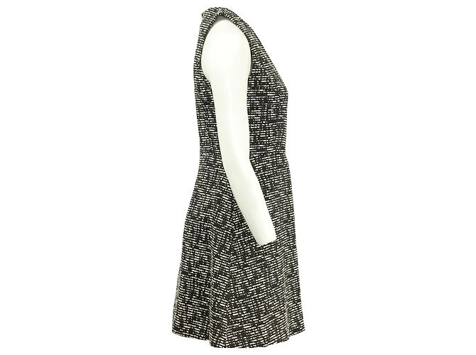 Vestido de tweed de Alice + Olivia Janette en algodón negro - vista 3
