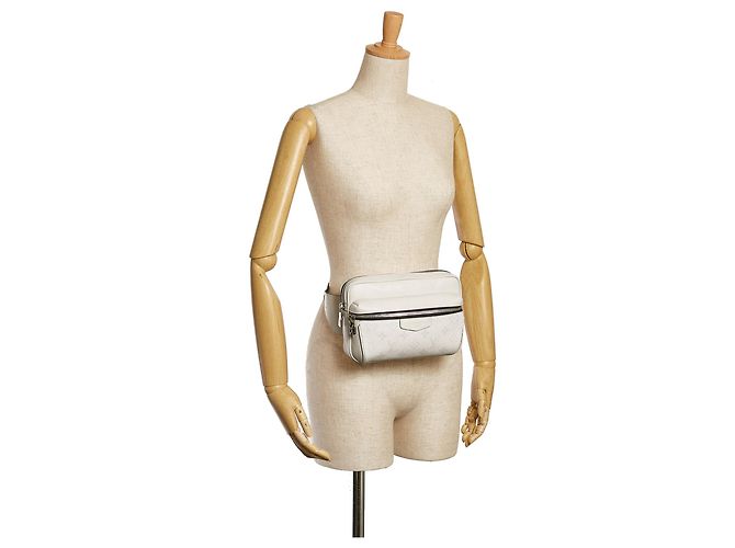 Bumbag Marsupio da esterno Taigarama con monogramma bianco Louis Vuitton - vista 10