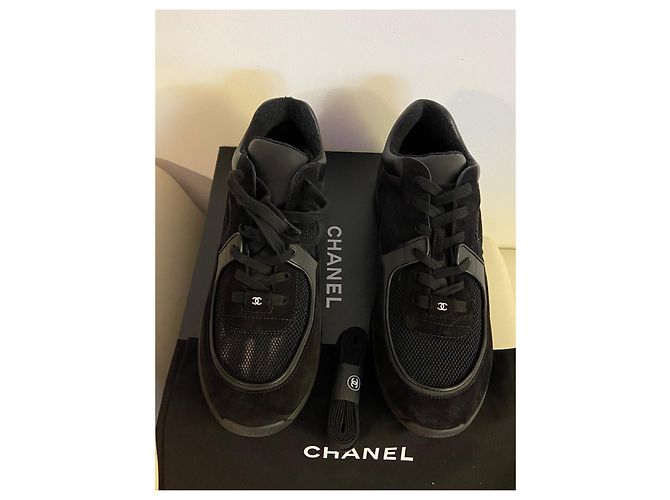 Cambon Sneakers Chanel classiche nere Nero - vista 7