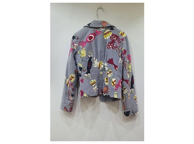 Moschino patterned blazer jacket Multiple colors - view 2