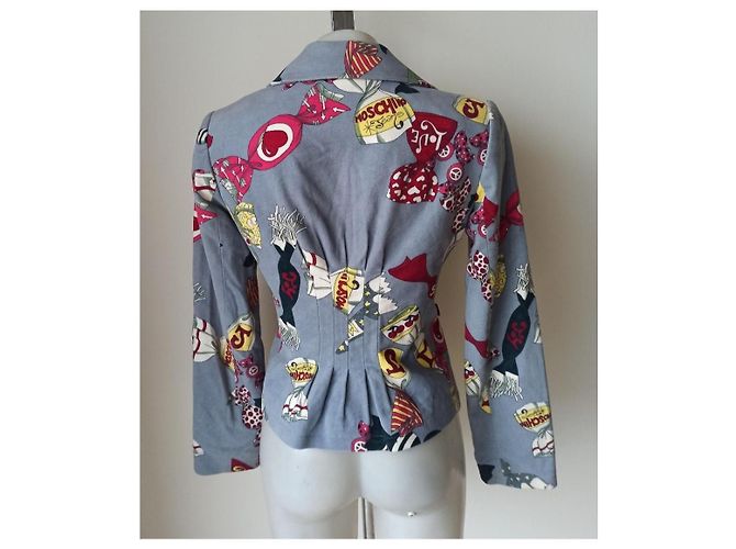 Moschino patterned blazer jacket Multiple colors - view 8
