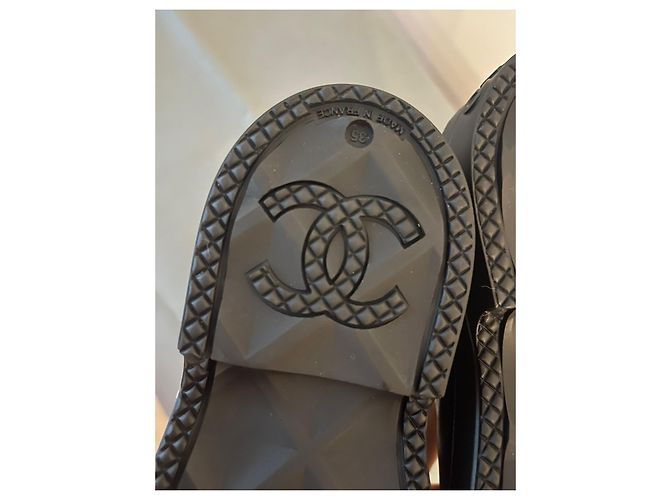 Botas de goma Chanel Wellington Negro - vista 2