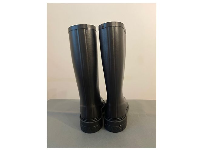 Botas de goma Chanel Wellington Negro - vista 4