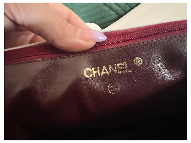 Timeless Chanel Aba com o logo Maxi clássico Branco Gold hardware - vista 11