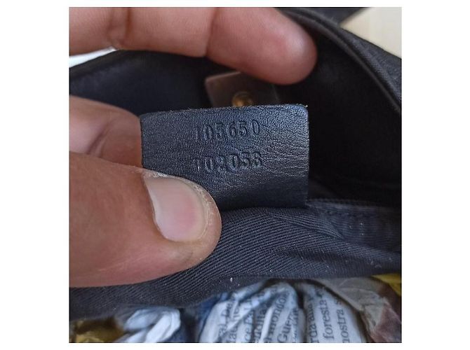 Gucci borsa mini bag tela logata Nero - vista 10