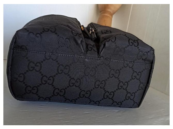 Gucci borsa mini bag tela logata Nero - vista 13
