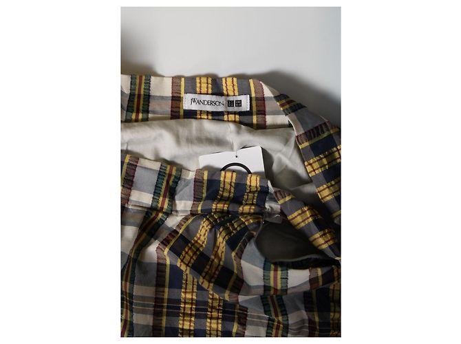 Falda midi de tartán JW Anderson x Uniqlo de algodón Multicolor - vista 3