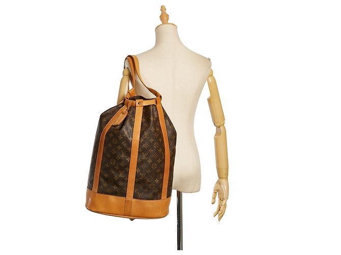 Louis Vuitton Brown Monogram Randonnee GM Marrone - vista 12