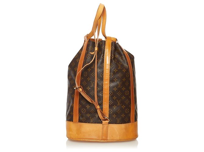 Louis Vuitton Brown Monogram Randonnee GM Marrone - vista 3