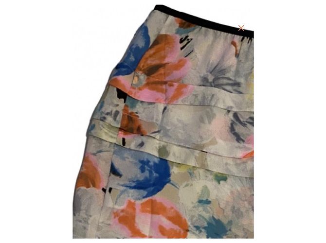 Gonna Céline in seta multicolore - vista 2