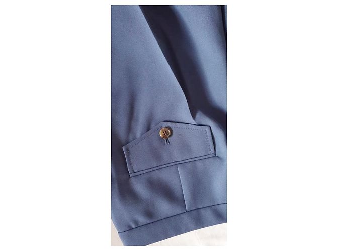 Céline Gerade Hose Hellblau aus Polyester - Ansicht 4