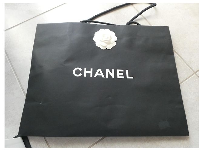 grande boite vide chanel pour sac a main Blanc - vue 4