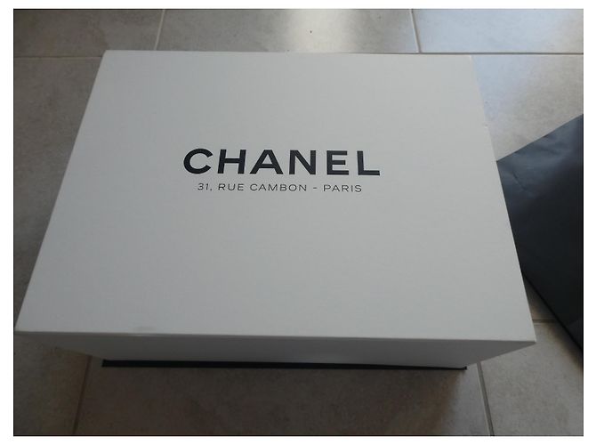 grande boite vide chanel pour sac a main Blanc - vue 6
