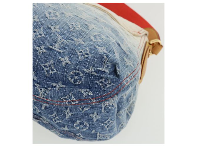 LOUIS VUITTON Borsa a spalla Denim Sunshine con monogramma Blu LV Auth bs2093alla - vista 16