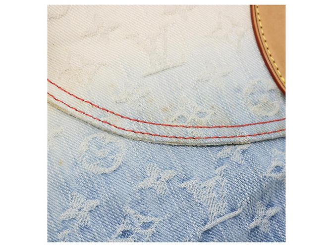 LOUIS VUITTON Borsa a spalla Denim Sunshine con monogramma Blu LV Auth bs2093alla - vista 3