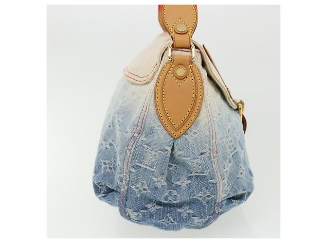 LOUIS VUITTON Borsa a spalla Denim Sunshine con monogramma Blu LV Auth bs2093alla - vista 4