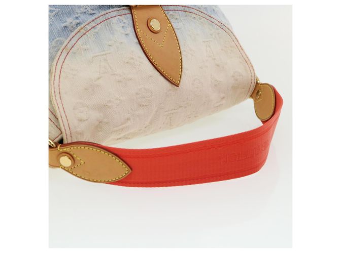 LOUIS VUITTON Borsa a spalla Denim Sunshine con monogramma Blu LV Auth bs2093alla - vista 7
