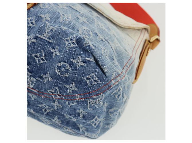 LOUIS VUITTON Borsa a spalla Denim Sunshine con monogramma Blu LV Auth bs2093alla - vista 8
