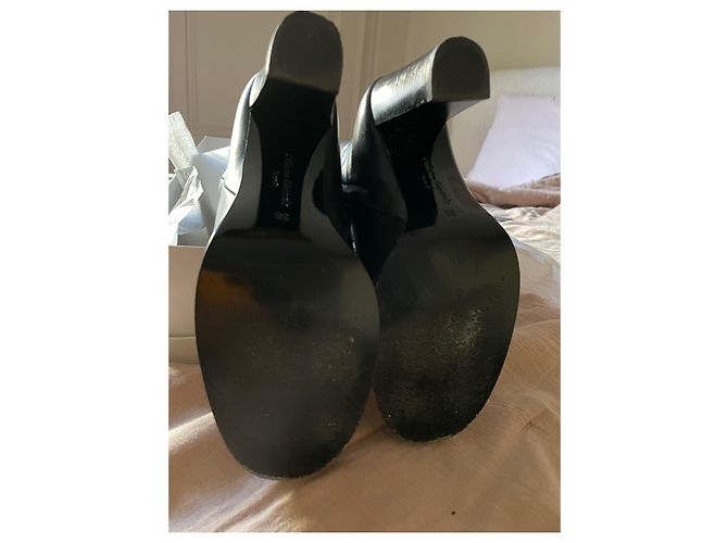 Autre Marque Botas Jane de piel negra Negro - vista 5