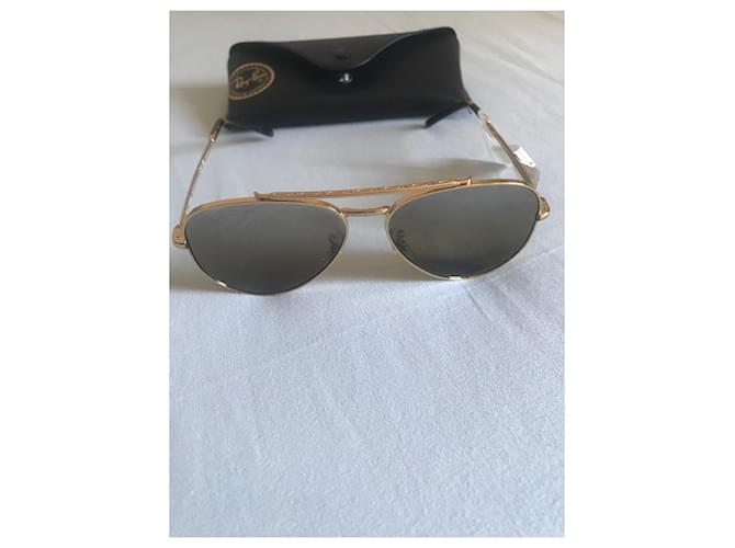 Ray-Ban NEW AVIATOR POLARIZED D'oro - vista 11