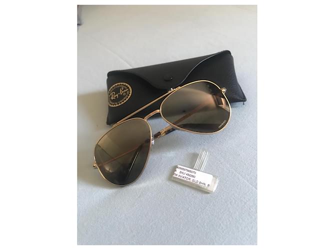 Ray-Ban NEW AVIATOR POLARIZED D'oro - vista 13