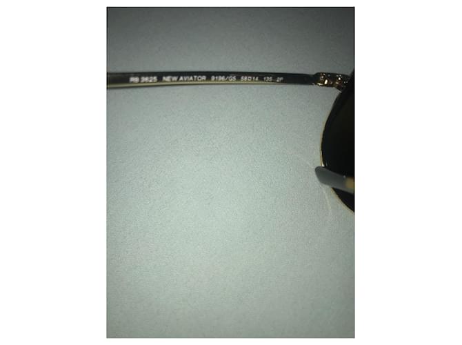 Ray-Ban NEW AVIATOR POLARIZED D'oro - vista 5