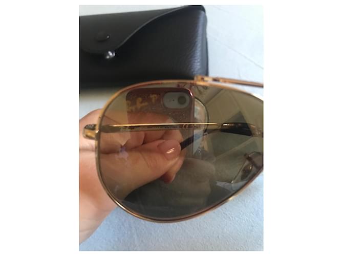 Ray-Ban NEW AVIATOR POLARIZED D'oro - vista 6