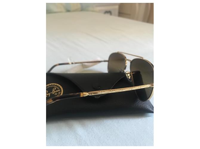 Ray-Ban NEW AVIATOR POLARIZED D'oro - vista 8