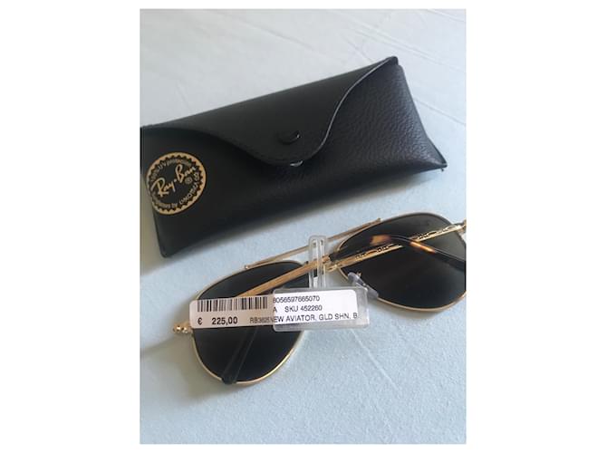 Ray-Ban NEW AVIATOR POLARIZED D'oro - vista 9