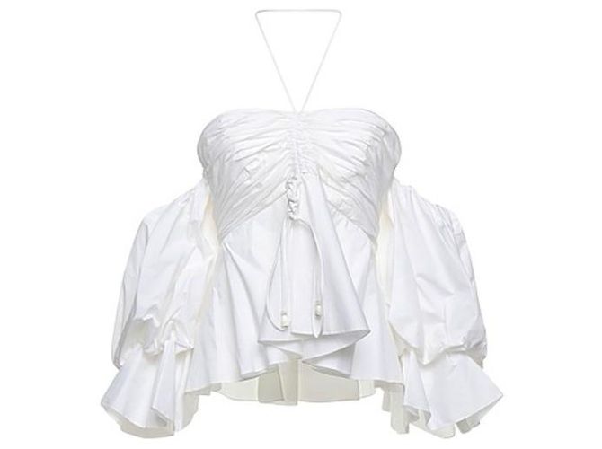 Autre Marque JOHANNA ORTIZ top blanco - vista 2