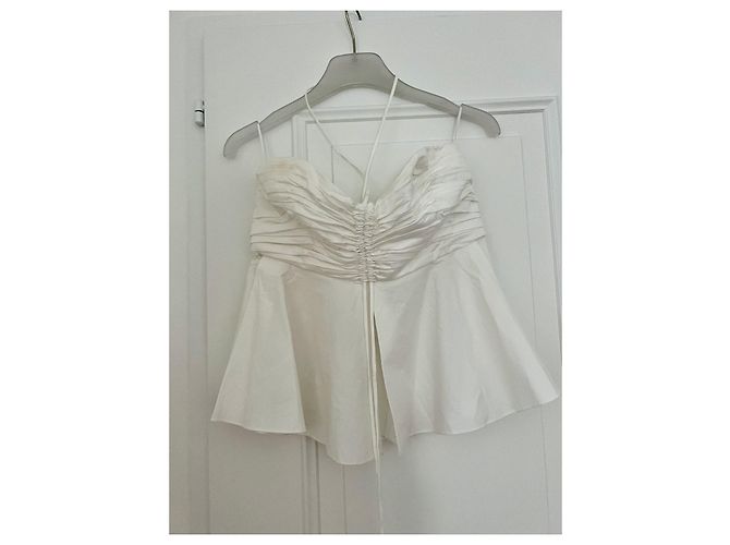 Autre Marque JOHANNA ORTIZ top blanco - vista 3