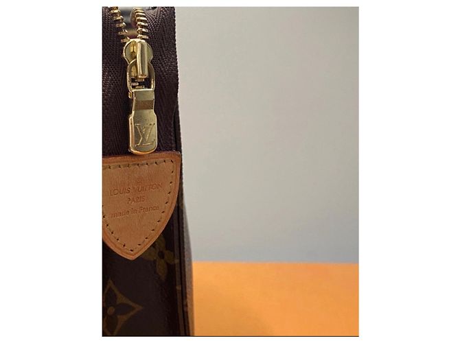 Keepall Louis Vuitton clutch 26 Monogram limited series patches Brown - view 5