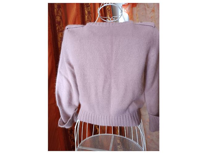 Camisola curta Miss Sixty de angora roxa Roxo - vista 2