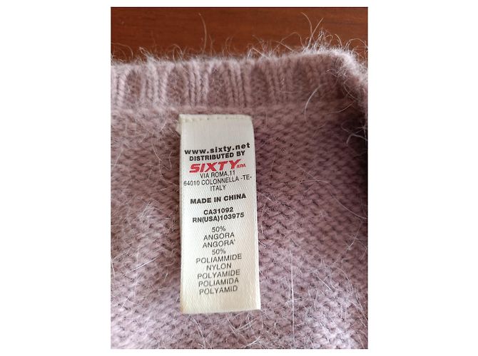 Camisola curta Miss Sixty de angora roxa Roxo - vista 3