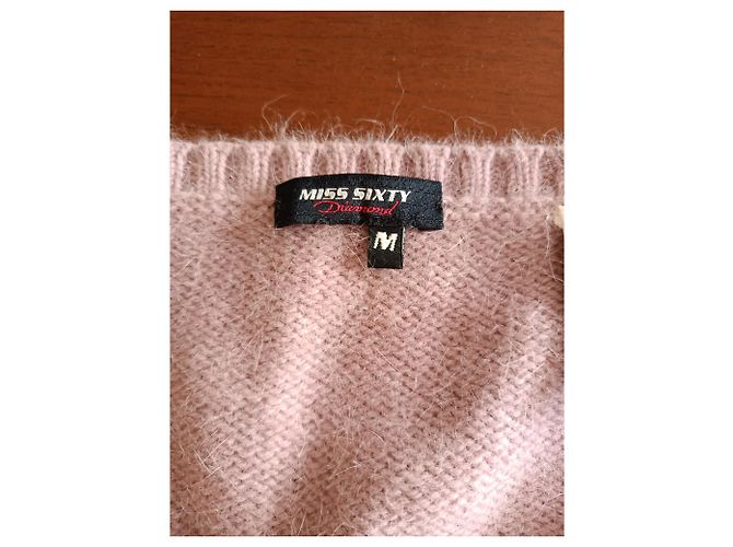 Camisola curta Miss Sixty de angora roxa Roxo - vista 4