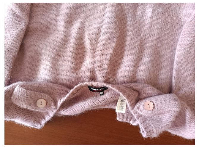 Camisola curta Miss Sixty de angora roxa Roxo - vista 5