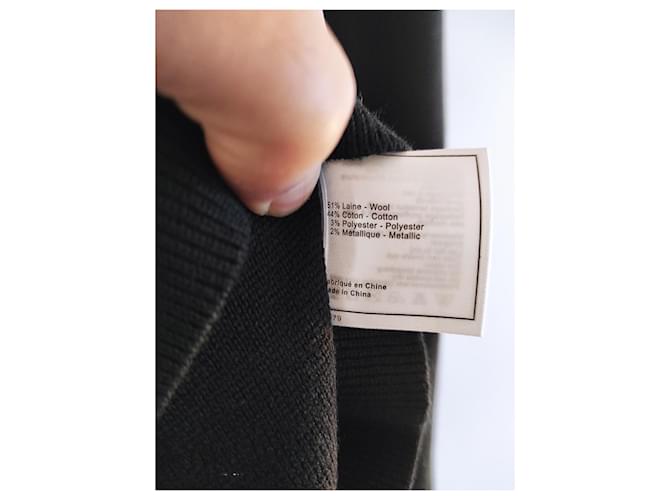 Chanel Pull logo uniforme Noir - vue 5
